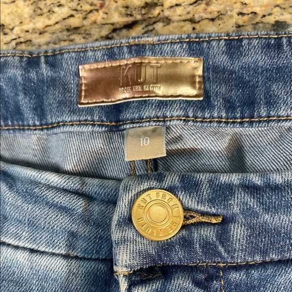 Kut from the Kloth Jodi High Rise Wide Leg Cargo Jeans - Size 10 - Picture 3 of 7